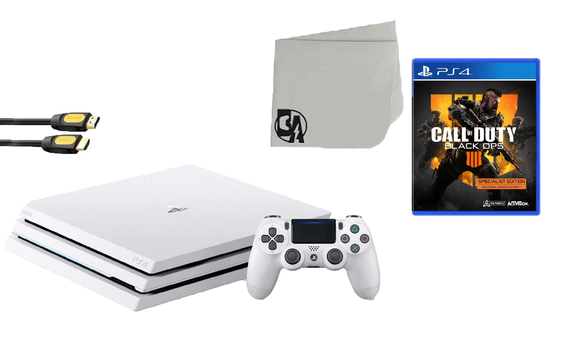 Sony PlayStation PRO Glacier 1TB Gaming Console White with Call of Duty Infinite Warfare BOLT AXTION Bundle Used - Walmart.com