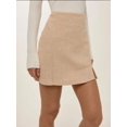 thumbnail image 2 of Solid Mini Slit Skirt, 2 of 5