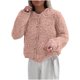thumbnail image 2 of Puntoco Chaqueta De Color Liso Para Mujer Con Botones De Felpa Y Mangas Largas Con Capucha, Ropa Informal Para Exteriores, 2 of 7