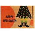thumbnail image 2 of CasaChic Happy Decorative Doormat, Pumpkin Ghost Witch Candy Patterned, Halloween Fall Party Floor Mat, Home Indoor Outdoor Welcome Mat, 2 of 7