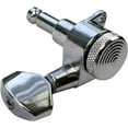 thumbnail image 3 of Jin Ho Locking Guitar Tuners for 10mm Pegs, Chrome, Set of 6 3L + 3R, 3 of 5