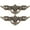 As Shown, variant on Eease Antique Bronze Cabinet Handles - 2pcs Decorative Drawer Pulls