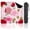 Color 2, variant on Mahjong Mat 31.5" x 31.5" Red Pink Roses Floral Green Leaves Soft Pink Non-Slip Noise Reduction American Mahjong Tiles Table Cover for Dominoes Poker Card Board Games Gift