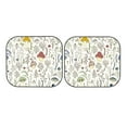 thumbnail image 7 of Fotbe Colorful Mushrooms and Plants 2-Piece Car Windshield Sun Shade | Sun Blocker for Car Windshield | Foldable Automotive Interior Accessories for Sun Protection-Small, 7 of 7
