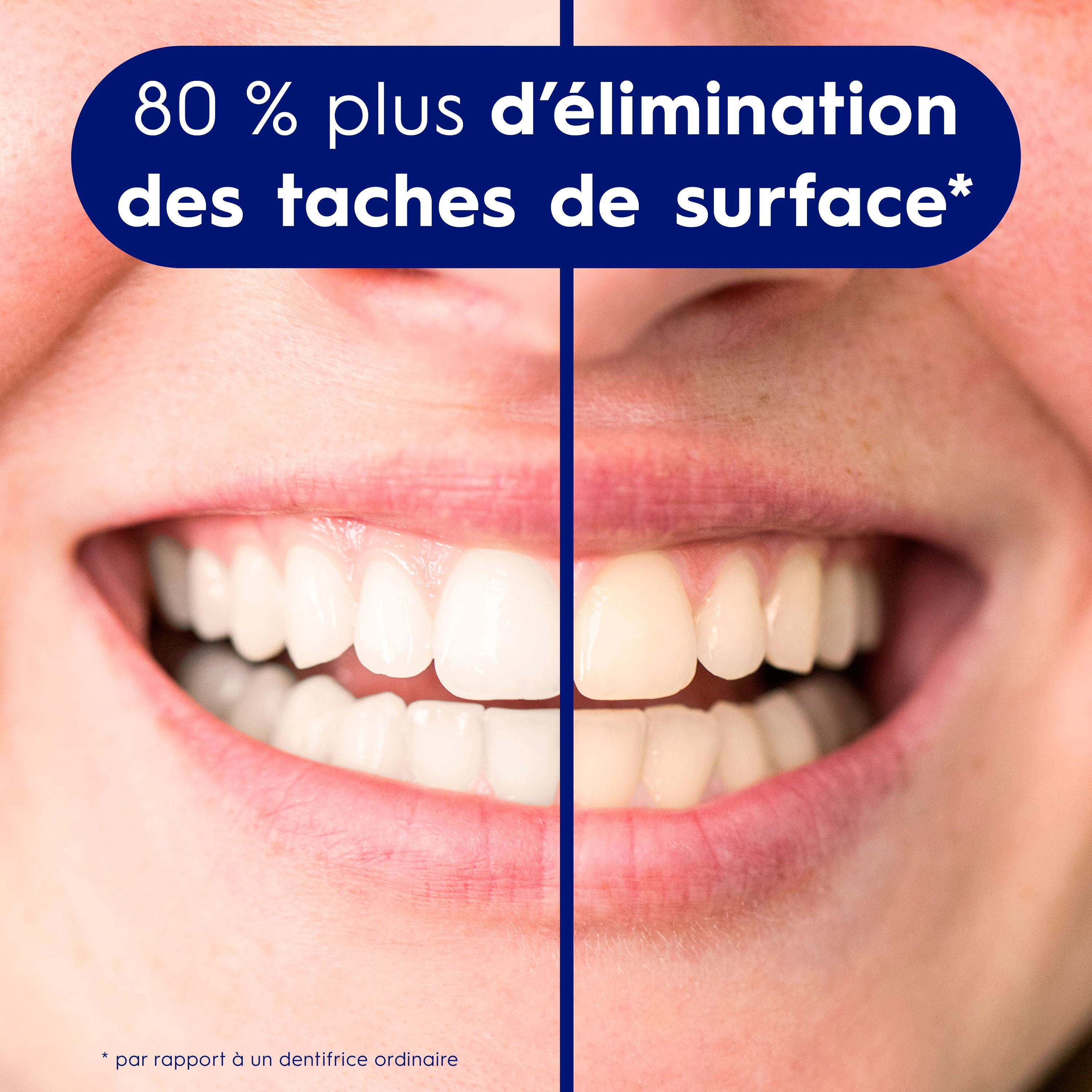 Crest 3D White Stain Eraser Teeth Whitening Toothpaste, Polishing Mint, 65 mL