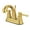 Polished Brass, variant on Kingston Brass KS8612DL Concord Two Handle Centerset Lavatory Faucet with Brass Pop-Up
