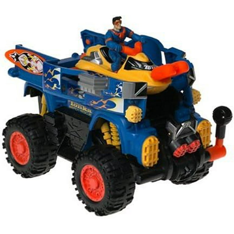 Tonka Truck Adventures - FINS ATV - Head to the Ocean to save the