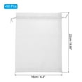 thumbnail image 2 of REGALWOVEN Organza Bags Drawstring Mini Pouches for Jewelry Candy Perfume Cosmetics White, 2 of 6