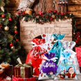 30 Pcs Christmas Gift Bags Festive Drawstring Wrapping Bags for