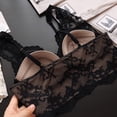 thumbnail image 6 of hotojiny Women's Bra Cute Lace Bralette Padded Underwire Everyday Bra Wide Strap Full Coverage Comfortable Bra, 6 of 7