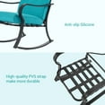 thumbnail image 5 of Sonerlic 3 Pcs Outdoor Patio Steel Leisure Rocking Chairs Sets with Sponge Cushions and Side Table,Lake Blue, 5 of 6