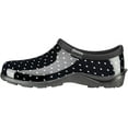 thumbnail image 3 of Sloggers Waterproof Garden Shoe for Women – Outdoor Slip-On Rain and Garden Clogs with Premium Comfort Support Insole, (Polka Dot Black and White), (Size 7), 3 of 7