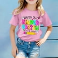 thumbnail image 2 of Bobifish Girls Back To School T-Shirts Crew Neck Short Sleeve Graphic Tee First Day Of Preschool Kindergarten Kids Graphic Tee Shirts, 2 of 4