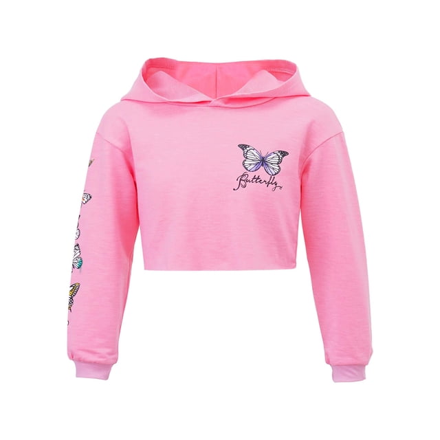 PINK PANDA BUTTERFLY HOODIE main image 1