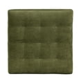 thumbnail image 3 of Poly and Bark Napa Velvet Ottoman in Distressed Green, 3 of 10