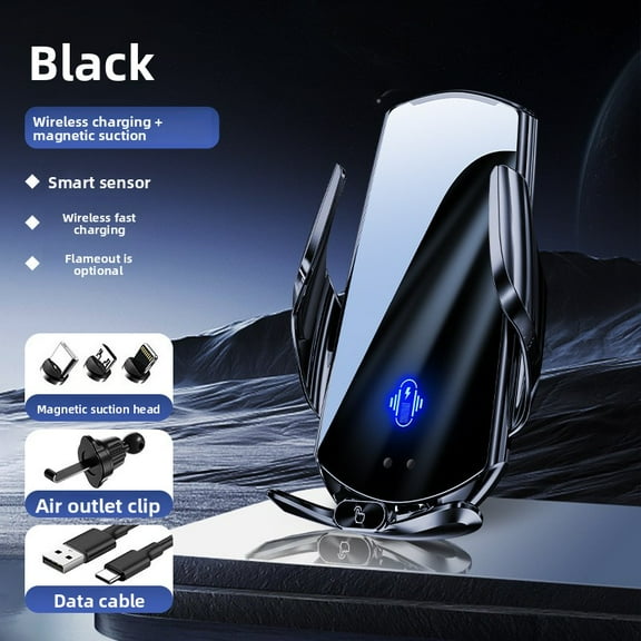 Magic Clip Q3 Car Wireless Charging Phone Holder Induction Opening Car Navigation Car Mount Wireless Charging Wholesale