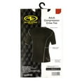 thumbnail image 5 of (2 pack) Athletic Works Adult Compression Crewneck Tee, Small, Black, Unisex, 1 Pack, 5 of 7