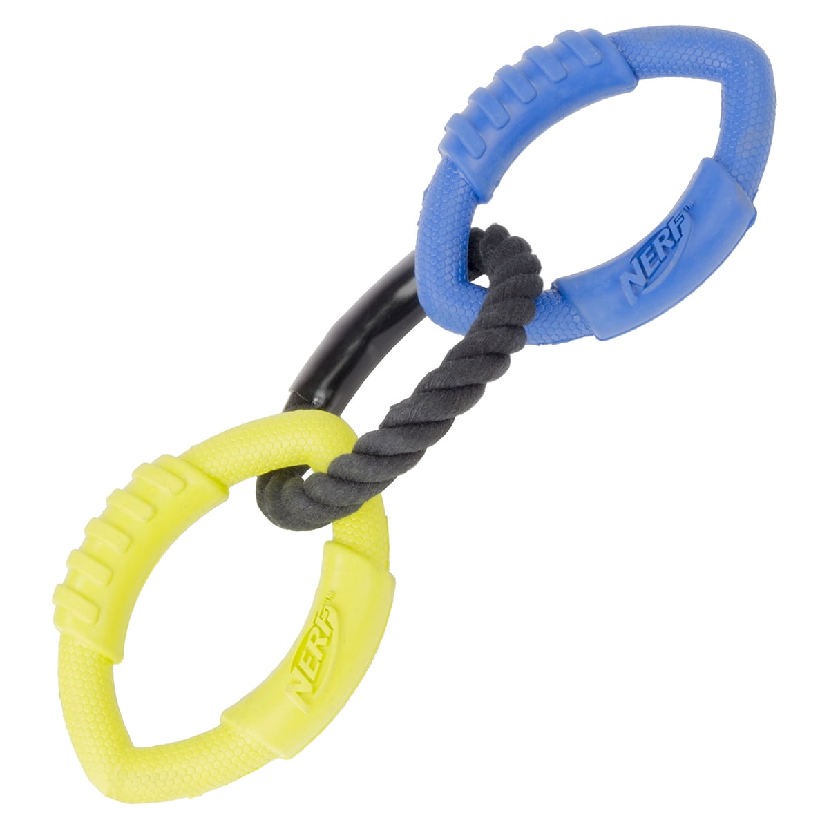 Nerf Dog Toy 3Ring Tug, Small