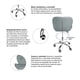 thumbnail image 4 of Silla Oficina Vinipiel Ergonómica Moderna Ejecutiva, 4 of 4