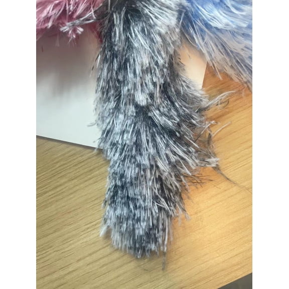 Accreate Bean Bag Chairs for Adults, Faux Fur Bean Bag Chair with Filler, Soft Plush Living Room Beanbag Chair Armrest Bean Bag Couch, Fluffy Couch Lazy Sofa Chair for Reading