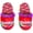 Skittles, variant on M&M's Slip-On Slippers for Men & Women Large, Fuzzy Plush Candy House Shoes, Soft Indoor