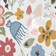 thumbnail image 4 of FREEAMG Cartoon Flowers Shower Curtain for Bathroom Modern Bathroom Decor Waterproof Washable Fabric Shower Curtains with 12 Hooks for Hotel Bathroom Bathtubs 60x72 Inch, 4 of 6