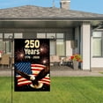 thumbnail image 3 of Amhnf 250 Years America Independence Day Flag With Eagle And Fireworks Design For Home Outdoor Garden Yard Decor 12x18 inch, 3 of 5