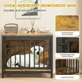 thumbnail image 4 of Dog Crate Furniture for Medium and Small Dogs, 31" Dog Kennel Indoor, Heavy Duty Dogs Cage, Chew-Resistant, Decorative Pet Crate - Fits All Decor Styles, Sleek & Stylish, 4 of 9