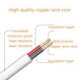 thumbnail image 3 of 10ft Extension Cable for Echo Prevent Electric Shocks, Waterproof and Dustproof, 3 of 9