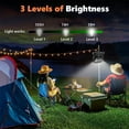 thumbnail image 6 of ASTRAEA Portable Camping Fan with Light, 20000mAh Rechargeable Battery Powered Tent Fan, 9 Speed Strong Airflow for Outdoor Camping Travel, Black, 6 of 10