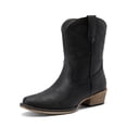 thumbnail image 1 of Botas Vaqueras Western DREAM PAIRS Negras Talla 9.5, 1 of 7