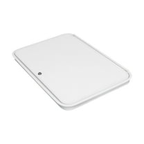 Leisure Coachworks RV Baggage Door 36" Wide X 24" High with Rounded Corners and Keylock for RV's- Compartment Access Storage Doors with Top Hinge- Camper Trailer Motor Home- White