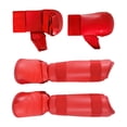 thumbnail image 4 of Dualoai Karate Sparring Gear Set Boxing Gloves Shin Guards Boxing Equipment for Sparring L, 4 of 9