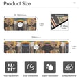thumbnail image 3 of Yayeee Faucet Mat for Kitchen Sink 14.7" Diatomite Long Splash Guard Pad, Bright Skeleton, 3 of 7
