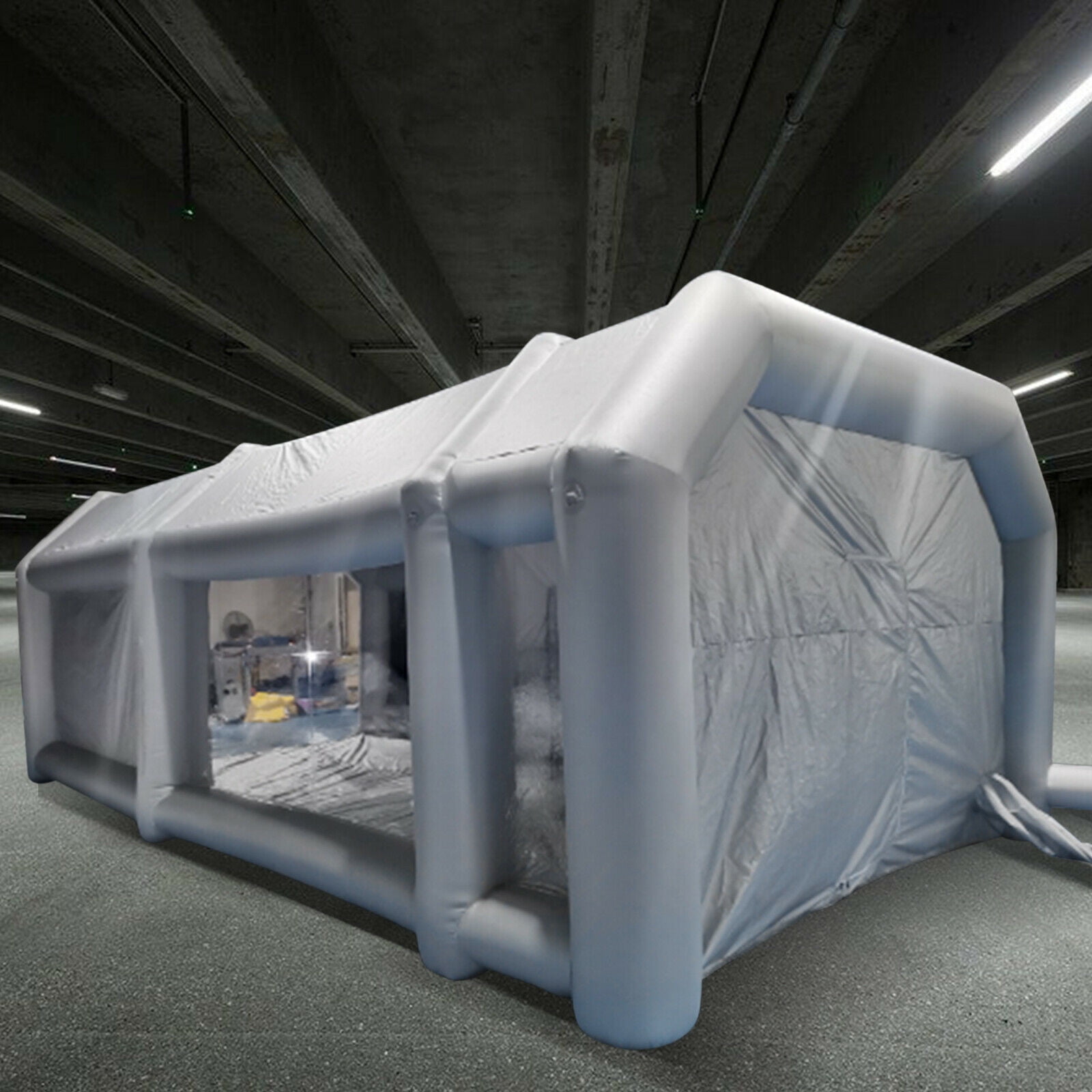 Denest Mobile Inflatable Car Paint Spray Booth Tent Cabin Direct Workstation Portable