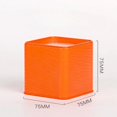 thumbnail image 1 of YUANOU Mini Portable Solid Color Square Tin Box Tea Sealed Jar Boxes Jewelry Candy Small Storage Can Coin Earring Headphones Gift Case(Orange), 1 of 4