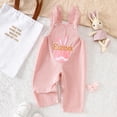 thumbnail image 2 of Ymyiu Baby Girl Romper Dress Summer Infant Baby Girls Boys Romper Outfit Newborn Girl Jumpsuit Summer Clothes 6 12 Months (Red,6-12 Months), 2 of 9