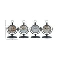 thumbnail image 4 of DecMode 12" Black Metal Clock with Swing Stand, Set of 4, 4 of 12