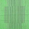 thumbnail image 1 of Ahgly Company Indoor Square Solid Emerald Green Modern Area Rugs, 4' Square, 1 of 4