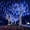Blue-2Pack, variant on Viworld Upgraded Meteor Shower Rain Lights, 50cm 8 Tubes 288 LED Falling Rain Drop Christmas Light, Waterproof Cascading Lights for Holiday Party Wedding Christmas Tree Decoration (White)