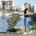 thumbnail image 5 of Haiem Color Summer Baby Nursing Cover & Nursing Poncho - Multi Use Cover for Baby Car Seat Canopy, Stroller Cover, 360°Full Privacy Breastfeeding Coverage, 5 of 9