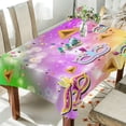 thumbnail image 4 of GZHJMY Mardi Gras Rectangle Tablecloth, Waterproof Stain Wrinkle Resistant Washable Polyester Table Cover for Picnic Dinner Holiday Kitchen Party Decor, 60 x 120 in Home Decor, 4 of 7