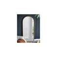 thumbnail image 6 of Tall Home Mirror - 29.5" x 65" Brown Antiqued Design - Curved Detail Accent Mirror, 6 of 9