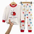 thumbnail image 4 of HCNTES Baby Girl Clothes Winter Toddler Baby Girl Clothes 6 12 Months 1T 2T 3T 4T 5T 6T Winter Outfits Flower Beetle Long Sleeve Sweatshirt + Pants Sets, 4 of 4