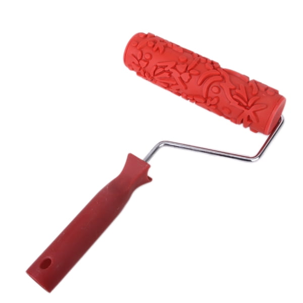 Rodillo de Pintura con Varios Patrones en Relieve con Herramienta de Cepillo de Mango de Plástico 7 " - Sunnimix Rodillo para pintar en relieve