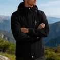 thumbnail image 7 of Ceisia Unisex Windproof Waterproof Hooded Rain Jacket Outdoor Hiking Camping Cycling Windbreaker Outerwear Black XXXL Gift, 7 of 7