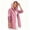 Pink, variant on Vinsonshop Women's Raincoats Lightweight Waterproof Windproof Adjustable Windbreaker Rain Jackets Hooded with Pockets Beige L