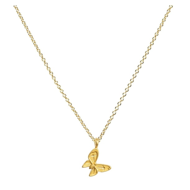 KAKOWELY Collar con colgante de mariposas de moda para clavícula, joyería de regalo para mujeres y niñas.