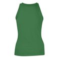 thumbnail image 4 of JULMCOMO Ribbed Knit Tank Tops for Women Crew Neck Casual Comfy Summer Tank Tops Sleeveless Stretchy Solid Slim Fit Shirts Green M, 4 of 5