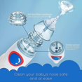 thumbnail image 2 of Baby Nasal Aspirator Rechargeable Clearer For Newborn Mucus With 3 Stage Suction Music Light Function, 2 of 5